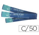 Azucar blanca acquajet con paletina sobre de 7 gr envase de 50 unidades