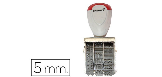 Fechador q-connect con banda incluida dia-mes-año 5mm