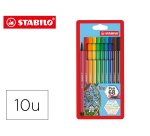 Rotulador STABILO Pen 68 surtidos - Estuche de 10