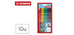 Rotulador STABILO Pen 68 surtidos - Estuche de 10