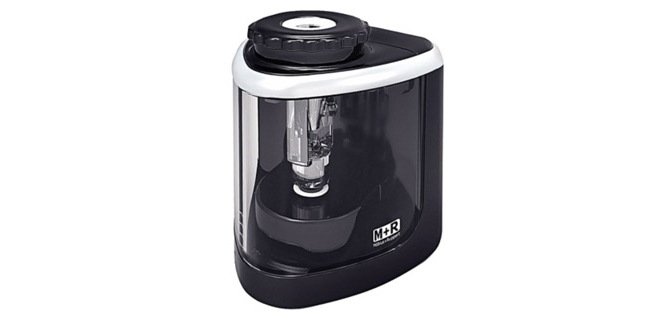 Sacapuntas m+r electrico de sobremesa un uso color gris antracita