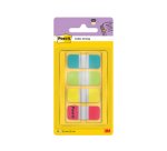 Banderitas separadoras rigidas dispensador 4 colores amarillo azul lima y rojo post-it index 676-alyr-eu