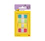 Banderitas separadoras rigidas dispensador 4 colores amarillo azul lima y rojo post-it index 676-alyr-eu