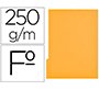 Subcarpeta cartulina gio folio pestaña izquierda 250 g/m2 amarillo