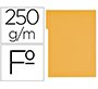 Subcarpeta cartulina gio folio pestaña derecha 250 g/m2 amarillo