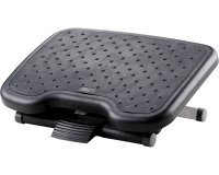 Reposapies ajustable q-connect premium con alfombrilla caucho