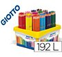 Lapices de colores giotto stilnovo school pack de 192 unidades 12 colores x 16 unidades