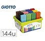 Rotulador giotto turbo color school pack de 144 unidades 12 colores x 12 unidades