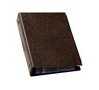 Tarjetero durable visifix 4 anillas 25 fundas con indice alfabetico para 200 tarjetas visitas 57x90 mm color marron