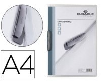 Carpeta Durable Duraswing® dossier pinza de plástico lateral giratoria polipropileno din a4 grafito 30 hojas