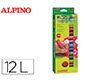 Tempera en barra alpino pintacolor caja de 12 colores surtidos