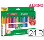 Rotulador alpino standard caja de 24 unidades colores surtidos