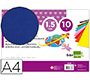 Goma eva liderpapel din a4 60g/m2 espesor 1,5mm azul paquete de 10 hojas