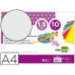 Goma eva liderpapel din a4 60g/m2 espesor 1,5mm blanco paquete de 10 hojas