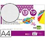 Goma eva liderpapel din a4 60g/m2 espesor 1,5mm blanco paquete de 10 hojas