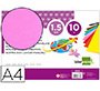 Goma eva liderpapel din a4 60g/m2 espesor 1,5mm rosa paquete de 10 hojas