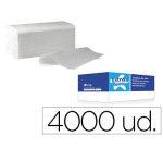Toalla de papel secamanos amoos engarzada 2 capas 21x22 cm caja de 4000 unidades