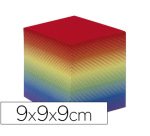 Taco papel quo vadis encolado colores arco iris 680 hojas 100% reciclado 90x90x90 mm 90 g