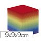 Taco papel quo vadis encolado colores arco iris 680 hojas 100% reciclado 90x90x90 mm 90 g