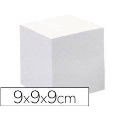 Taco papel quo vadis encolado blanco 680 hojas 100% reciclado 90x90x90 mm 90 gr