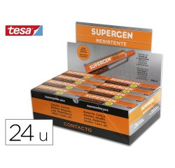 Pegamento supergen contacto incoloro 40 ml unidad
