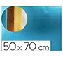 Goma eva liderpapel 50x70 cm espesor 2 mm metalizada azul claro