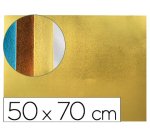 Goma eva liderpapel 50x70 cm espesor 2 mm metalizada oro