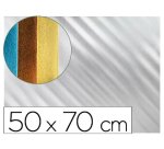 Goma eva liderpapel 50x70 cm espesor 2 mm metalizada plata