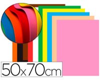 Goma eva liderpapel 50x70cm 60g/m2 espesor 1,5mm colores surtidos