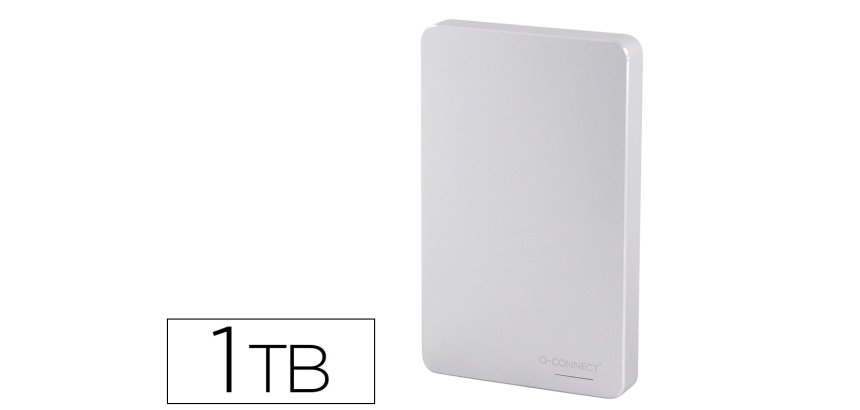Disco duro q-connect 2,5\" externo 1tb usb 3.0 sata