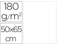 Cartulina liderpapel 50x65 cm 180g/m2 blanco paquete de 25 hojas