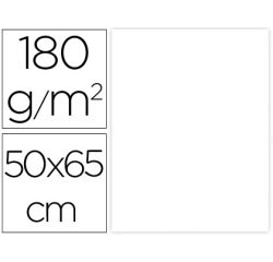 Cartulina liderpapel 50x65 cm 180g/m2 blanco paquete de 25 hojas