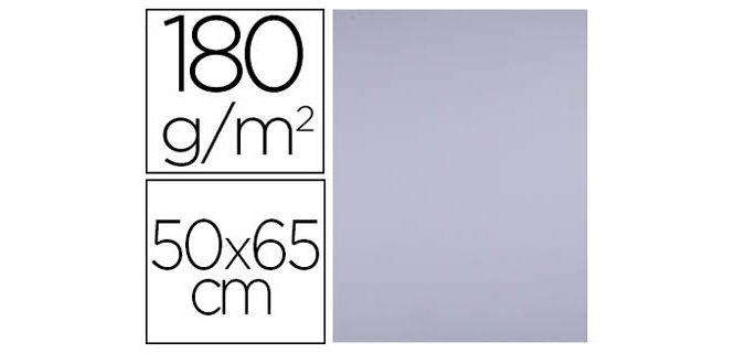 Cartulina liderpapel 50x65 cm 180g/m2 lila paquete de 25 hojas