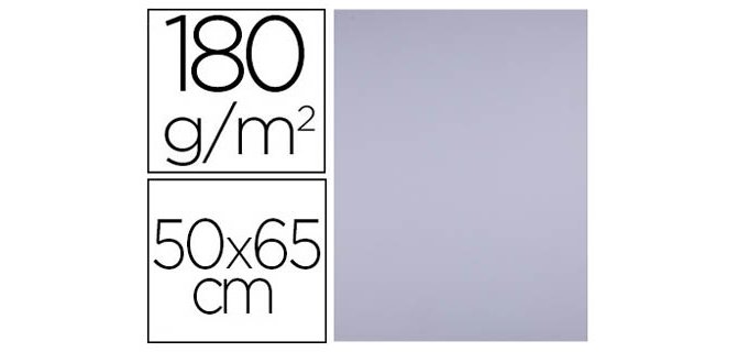 Cartulina liderpapel 50x65 cm 180g/m2 lila paquete de 25 hojas