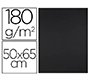 Cartulina liderpapel 50x65 cm 180g/m2 negro paquete de 25 hojas