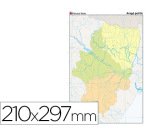 Mapa mudo color din a4 aragon politico