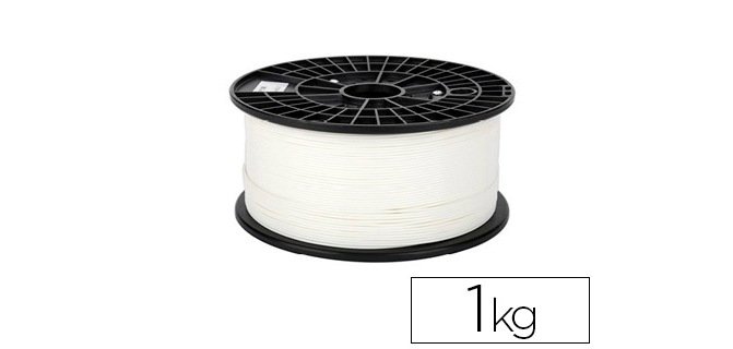 Filamento 3d colido gold pla 1,75 mm 1 kg blanco