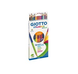 Lapices de colores giotto stilnovo bicolor caja de 12 colores