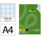 Recambio liderpapel a4 100 hojas 100gr rayado nº 46 4 taladros
