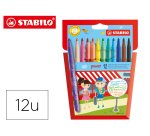Rotulador stabilo power caja de 12 unidades colores surtidos