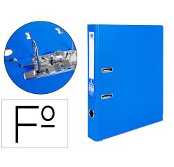 Archivador de palanca Liderpapel documenta forrado pvc con rado y compresor metálico