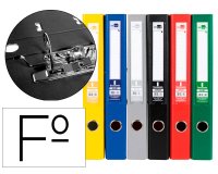 Archivador de palanca Liderpapel documenta forrado pvc con rado y compresor metálico