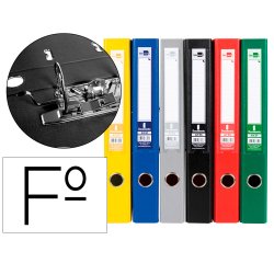 Archivador de palanca Liderpapel documenta forrado pvc con rado y compresor metálico