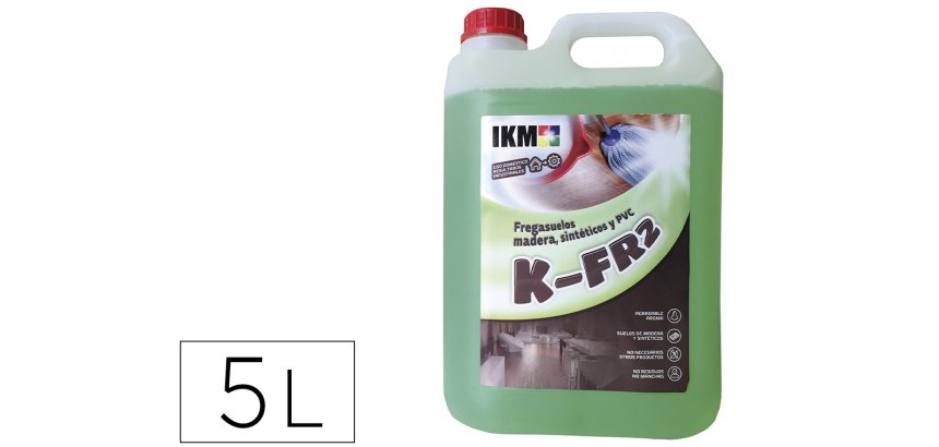 Limpiasuelos ikm para suelo de madera / sintentico / pvc garrafa de 5 litros