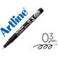 Rotulador artline calibrado micrometrico negro comic pen ek-283 punta poliacetal 0,3 mm resistente al agua