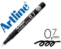 Rotulador artline calibrado micrometrico negro comic pen ek-287 punta poliacetal 0,7 mm resistente al agua