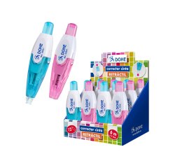 Cinta correctora dohe retractil colores translucidos 5 mm x 6 m