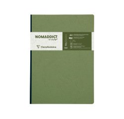 Cuaderno cosido clairefontaine age-bag din a4 96 hojas liso color verde