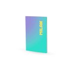 Libreta encolada milan coleccion sunset din a4 48 hojas 95 g cuadricula 5mm turquesa