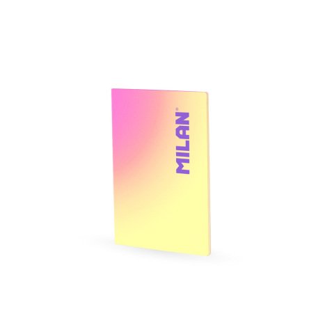 Libreta encolada milan coleccion sunset din a4 48 hojas 95 gr cuadricula 5mm amarillo